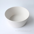 Оптом керамическая посуда белого цвета глазурованная керамическая посуда